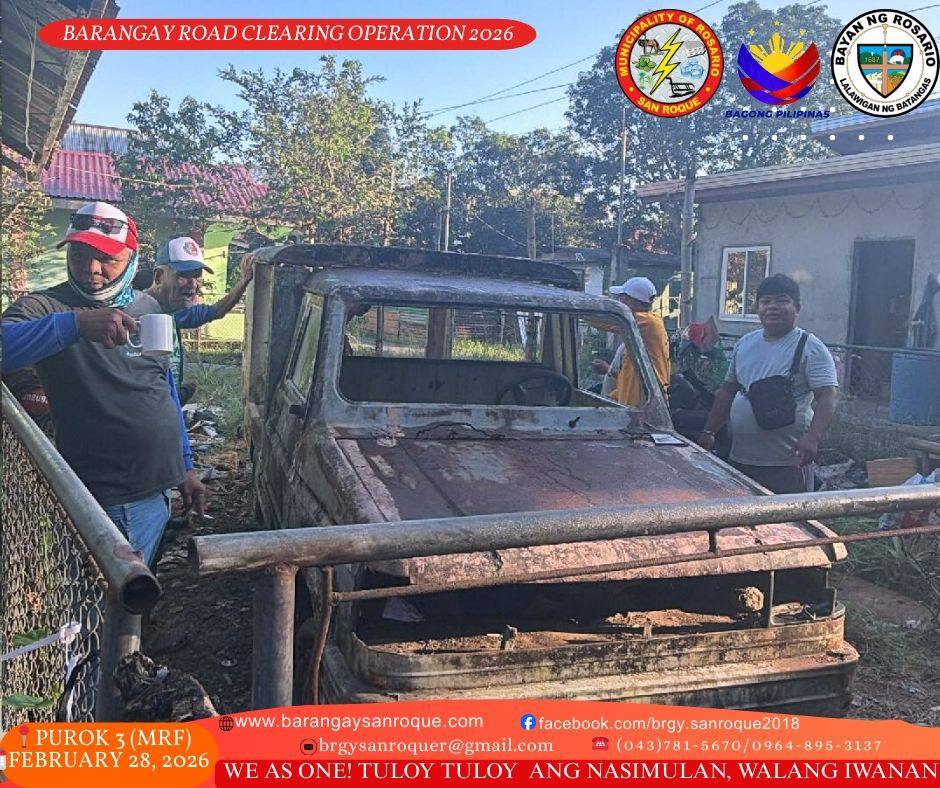 Barangay Road Clearing and Clean-Up Drive Operation ♻️