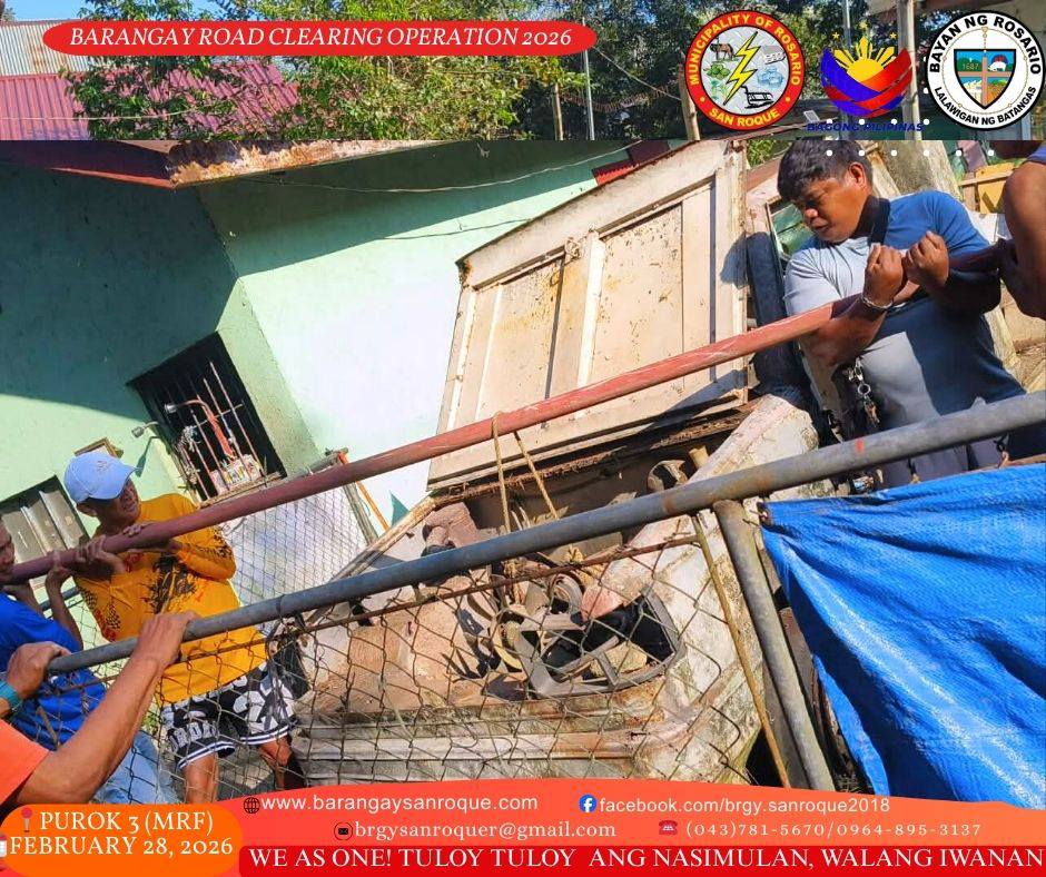 Barangay Road Clearing and Clean-Up Drive Operation ♻️