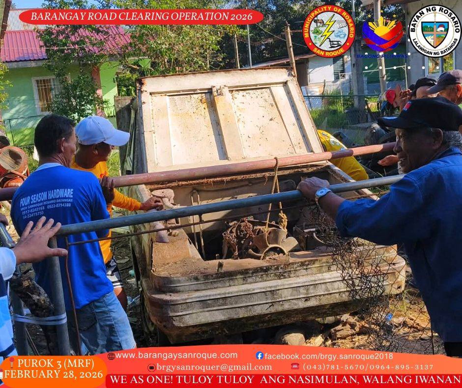 Barangay Road Clearing and Clean-Up Drive Operation ♻️