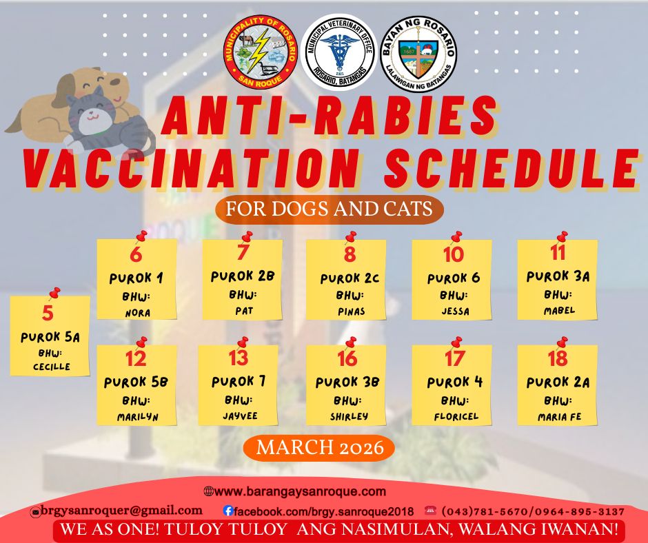 𝘈𝘕𝘕𝘖𝘜𝘕𝘊𝘌𝘔𝘌𝘕𝘛! 📣📣📣 𝘈𝘯𝘵𝘪-𝘙𝘢𝘣𝘪𝘦𝘴 𝘝𝘢𝘤𝘤𝘪𝘯𝘢𝘵𝘪𝘰𝘯 𝘚𝘤𝘩𝘦𝘥𝘶𝘭𝘦 per 𝘗𝘶𝘳𝘰𝘬: