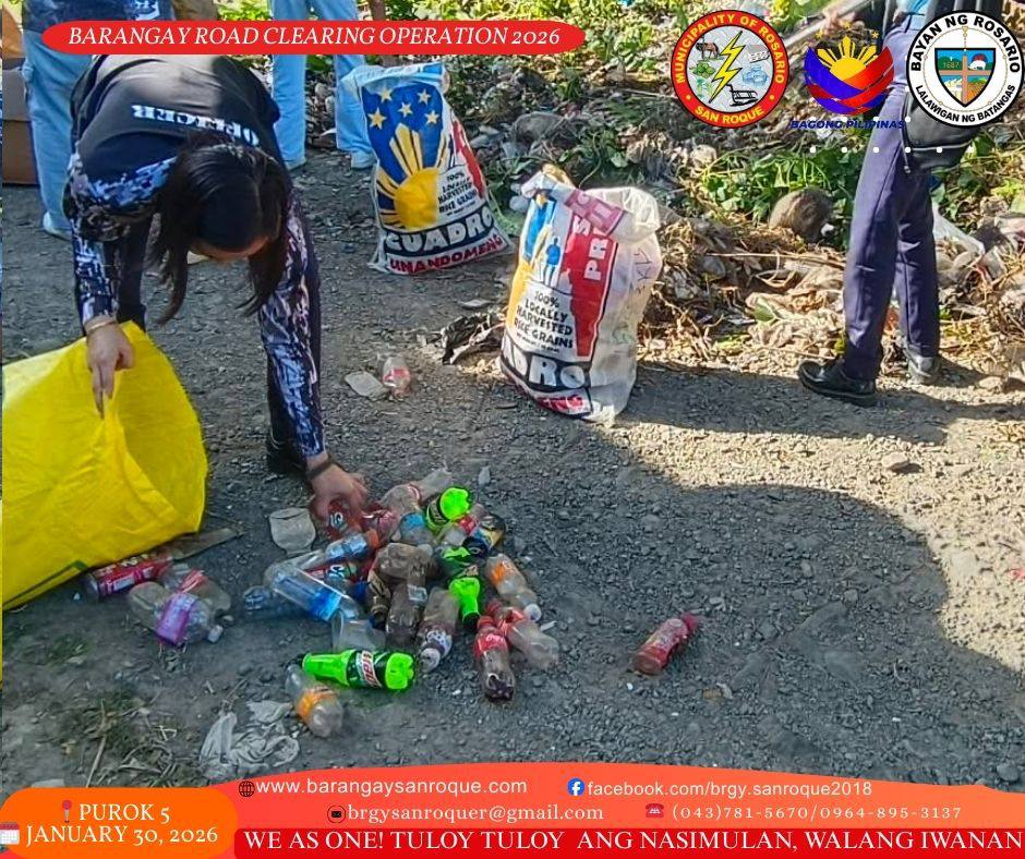 Binisita at nilinis ang isang bahagi ng Doña Crisanta Subd (Purok 5)